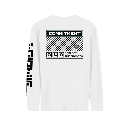 Commit x Fotb Longsleeve White